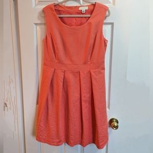 Forever 21 size XL Coral mini dress with pleats